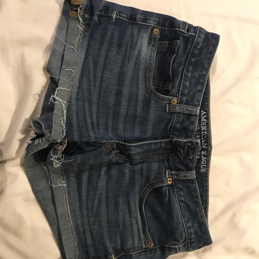 AEO denim shorts